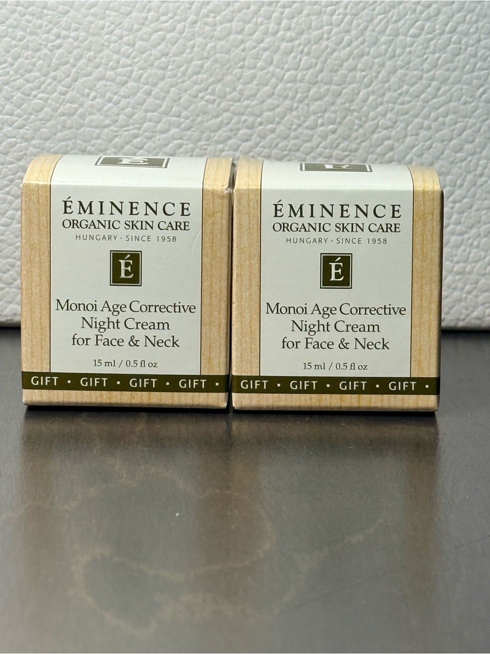 Éminence Monoi Age Corrective Night Cream for Face & Neck - 15ml each